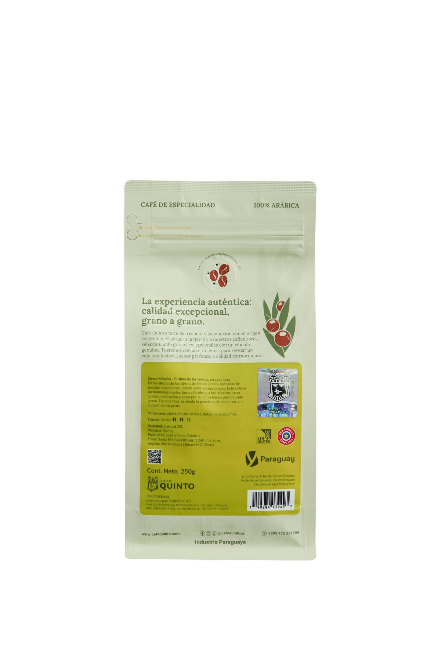 
                  
                    Café Quinto Sierra Mineira  250g
                  
                